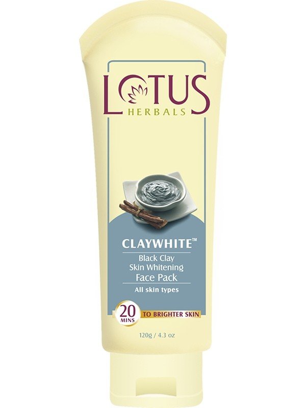 Lotus Herbals Claywhite Black Clay Skin Whitening Face Pack