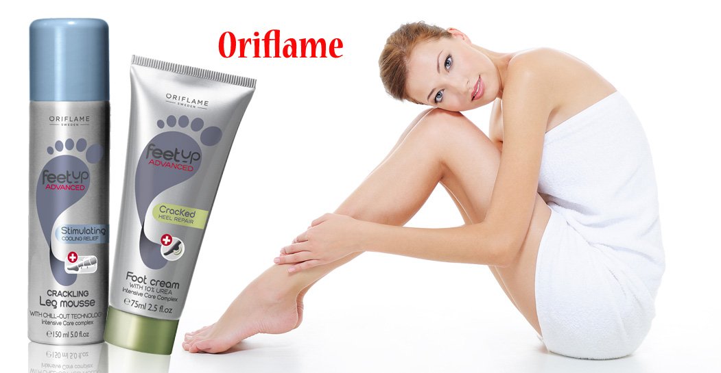 Oriflame Feet Up Advanced Stimulating Cooling Relief Crackling Leg Mousse