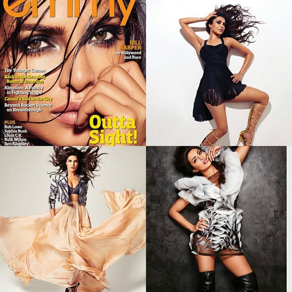 Priyanka Chopra Hot Photoshoot Emmy Magazine June 2016