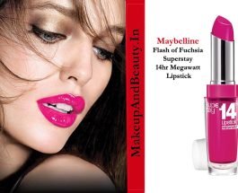 Maybelline Flash of Fuchsia Superstay 14hr Megawatt Lipstick Review