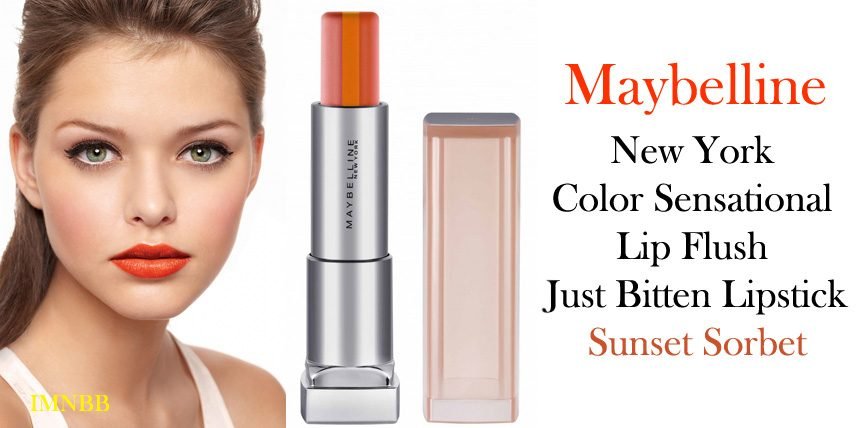 Maybelline New York Color Sensational Lip Flush Just Bitten Lipstick – Sunset Sorbet Review