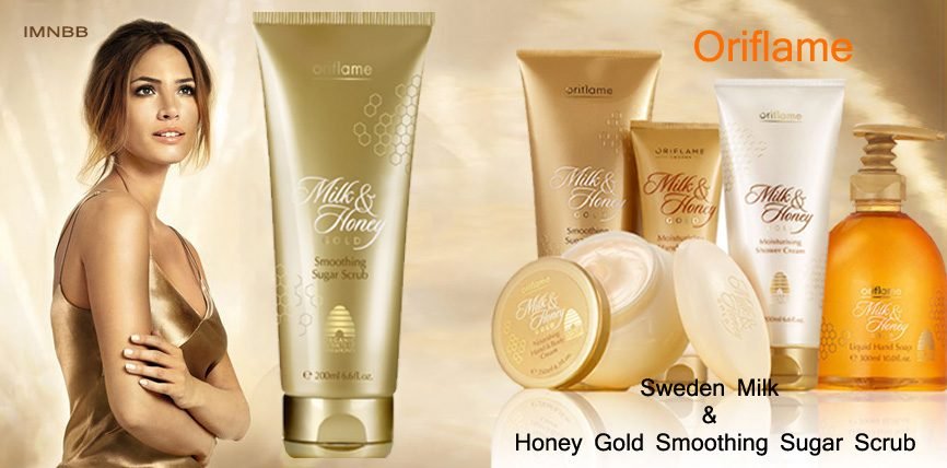 Oriflame Sweden Milk And Honey Gold Smoothing Sugar Scrub Review