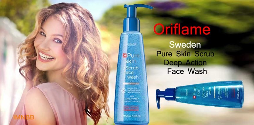 Oriflame Sweden Pure Skin Scrub Deep Action Face Wash Review