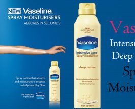 Vaseline Intensive Care Deep Restore Spray Moisturizer Review